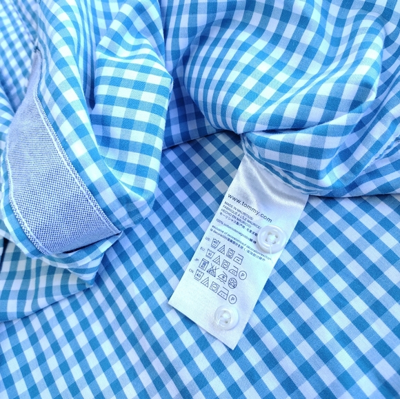 Tommy Hilfiger Mens Classic Fit Checked Plaid Shirt XL - Picture 10 of 14